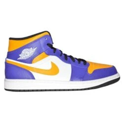 Chaussures Nike Air Jordan 1 Los Angeles Lakers DQ8426517