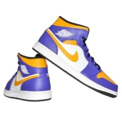 Chaussures Nike Air Jordan 1 Los Angeles Lakers DQ8426517 -Nike || ADIDAS Soldes Magasin nike dq8426517 air jordan 1 los angeles lakers 7 e